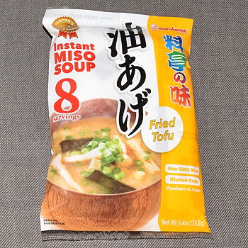 Instant Miso Soup Ryotei no Aji Aburage, 8 portioner