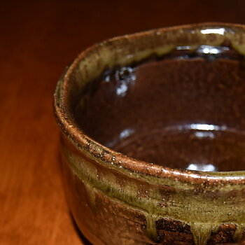 Matchaskål Bizen Nagashi