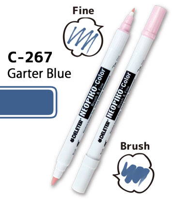 C-267 NEOPIKO-COLOR Garter Blue
