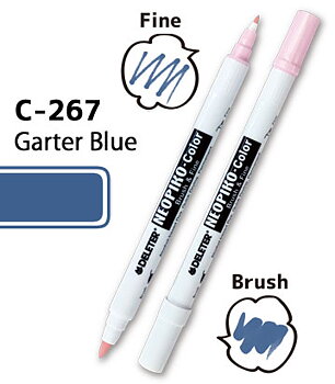 C-267 NEOPIKO-COLOR Garter Blue