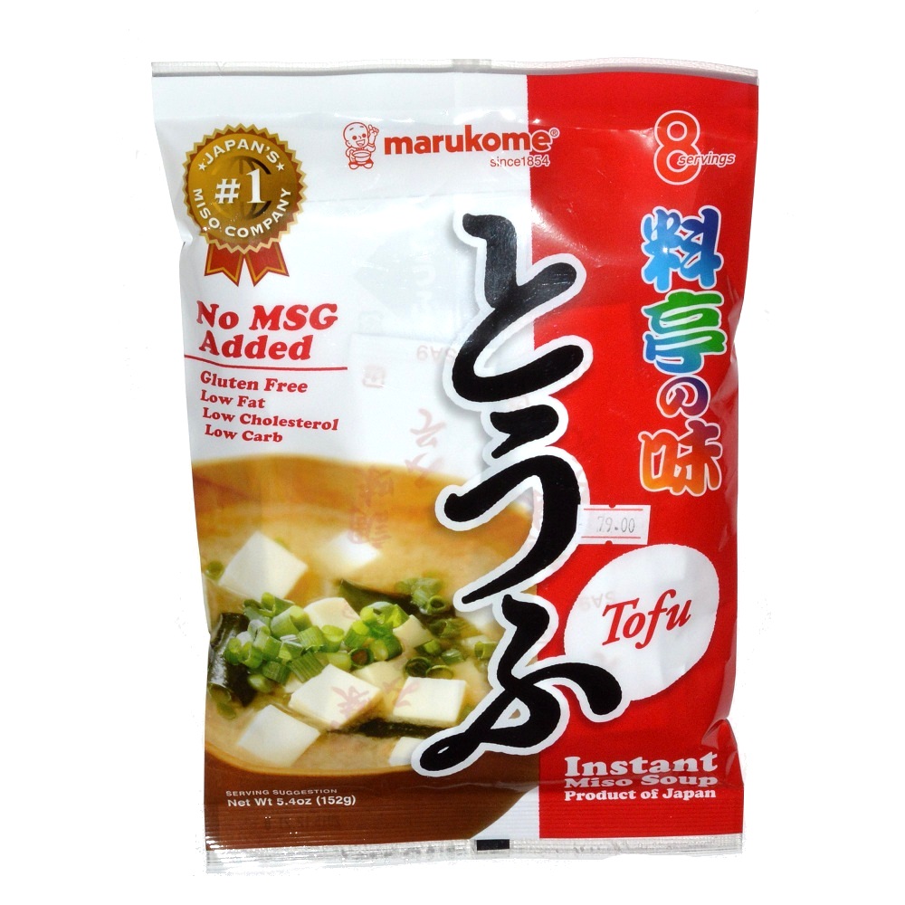 Instant Miso Soup Ryotei no Aji Tofu, 8 portioner