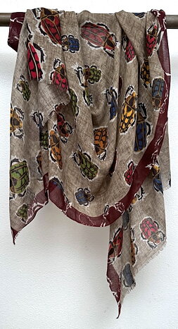 Scarabe trendig ullscarf 