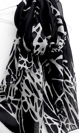 Aalto silkescarf XL