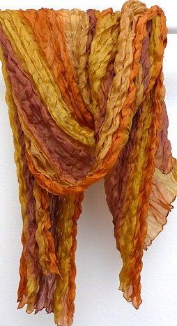 Chiffon gul silke scarf