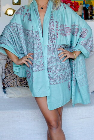 Aum mintgrön sarong