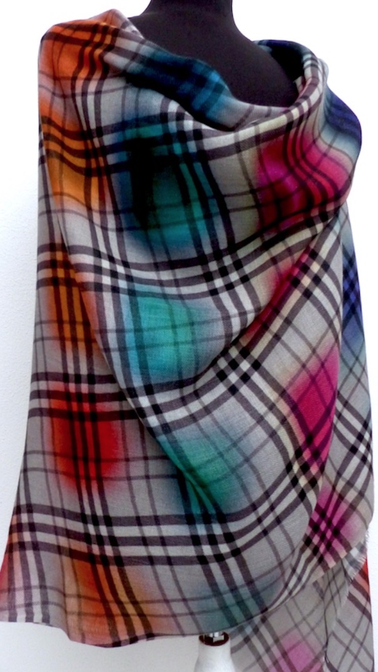 Burberry supermjuk ullsilkesjal - 2