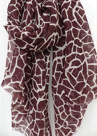 Giraffe tunn ullscarf