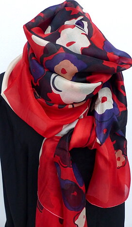 Felicie silkescarf XL