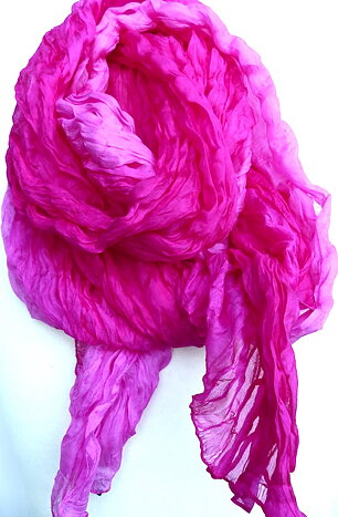 Chiffon rosa silkescarf