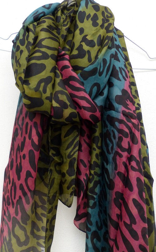 Leopard snygg silkescarf XL - 2