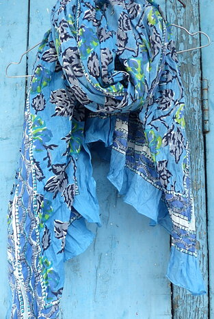 Anina blå sjal / sarong