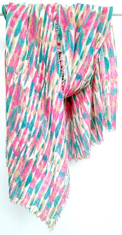 Janna pastelig ullscarf 