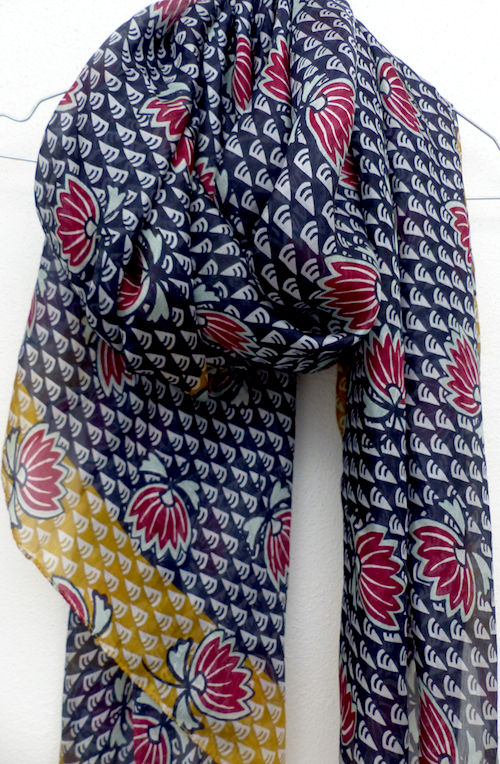 Passigatti silkescarf XL 
