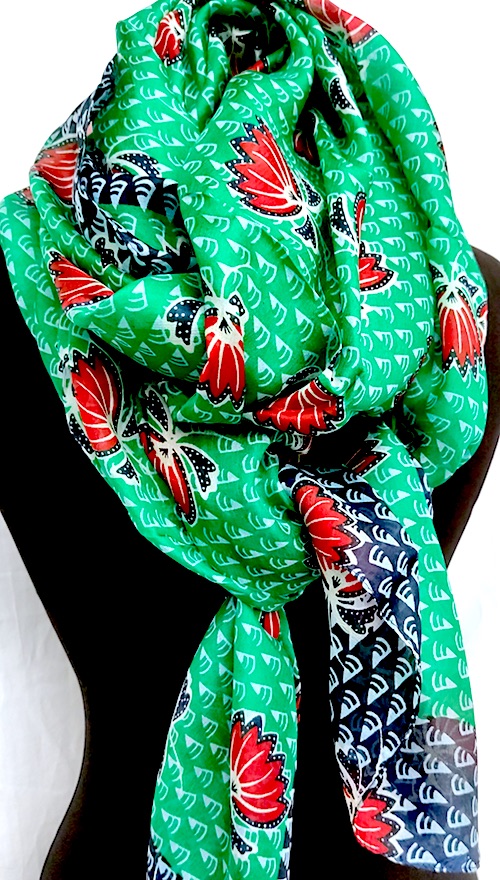 Passigatti silkescarf XL 