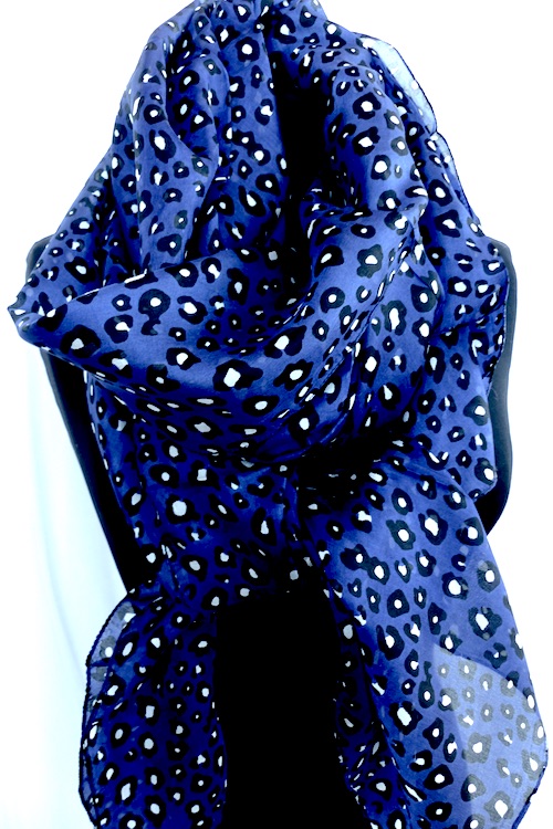 Leopard silkescarf XL - 2