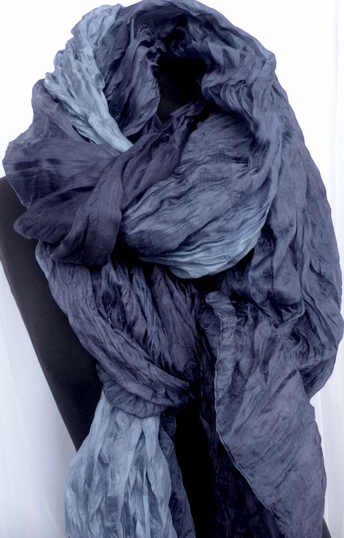 Chiffon lila silkescarf 