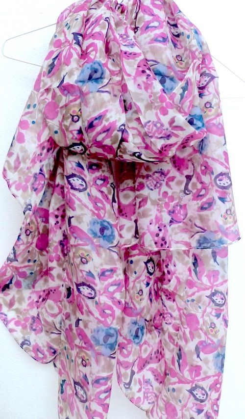 Mira silkescarf XL
