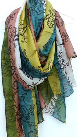 Doreen fin silkescarf XL