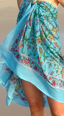 Lisa turkos sjal / sarong