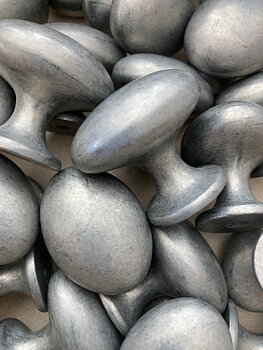 Knopp Fridhem Oval 38 - Zink