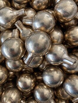 Knopp Ball 27 - Mässing obehandlad