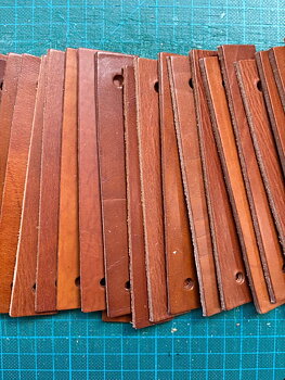 LÄDERREM COGNAC 170 MM (25-PACK) 2:a Sortering  