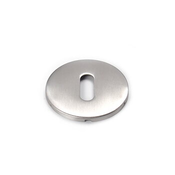 Dörrhandtag TUBE SKIN - Choklad Läder/Rostfritt Stål