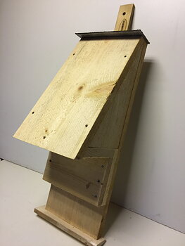 Fladdermusholk med snedtak