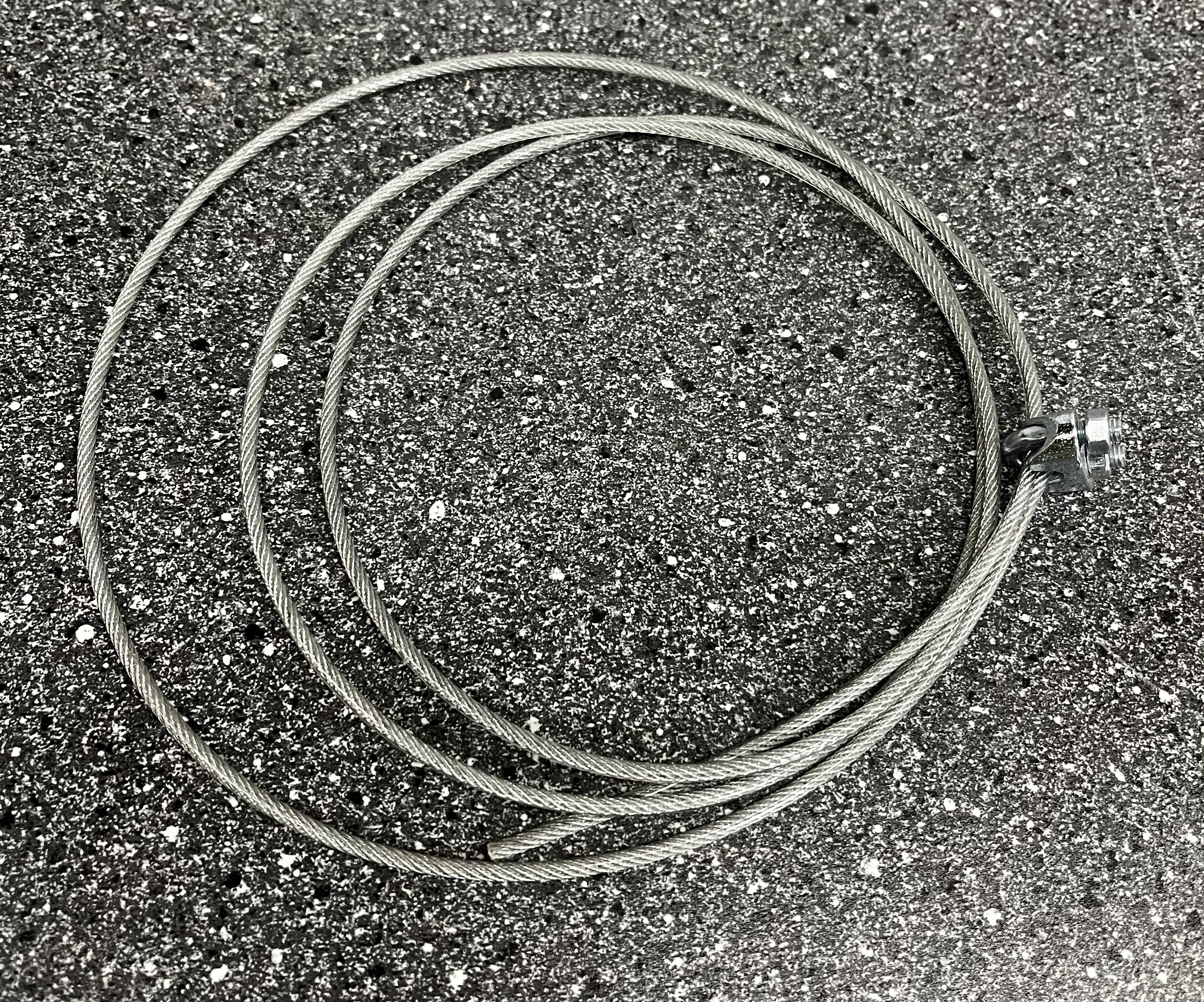 Plastad stålvajer