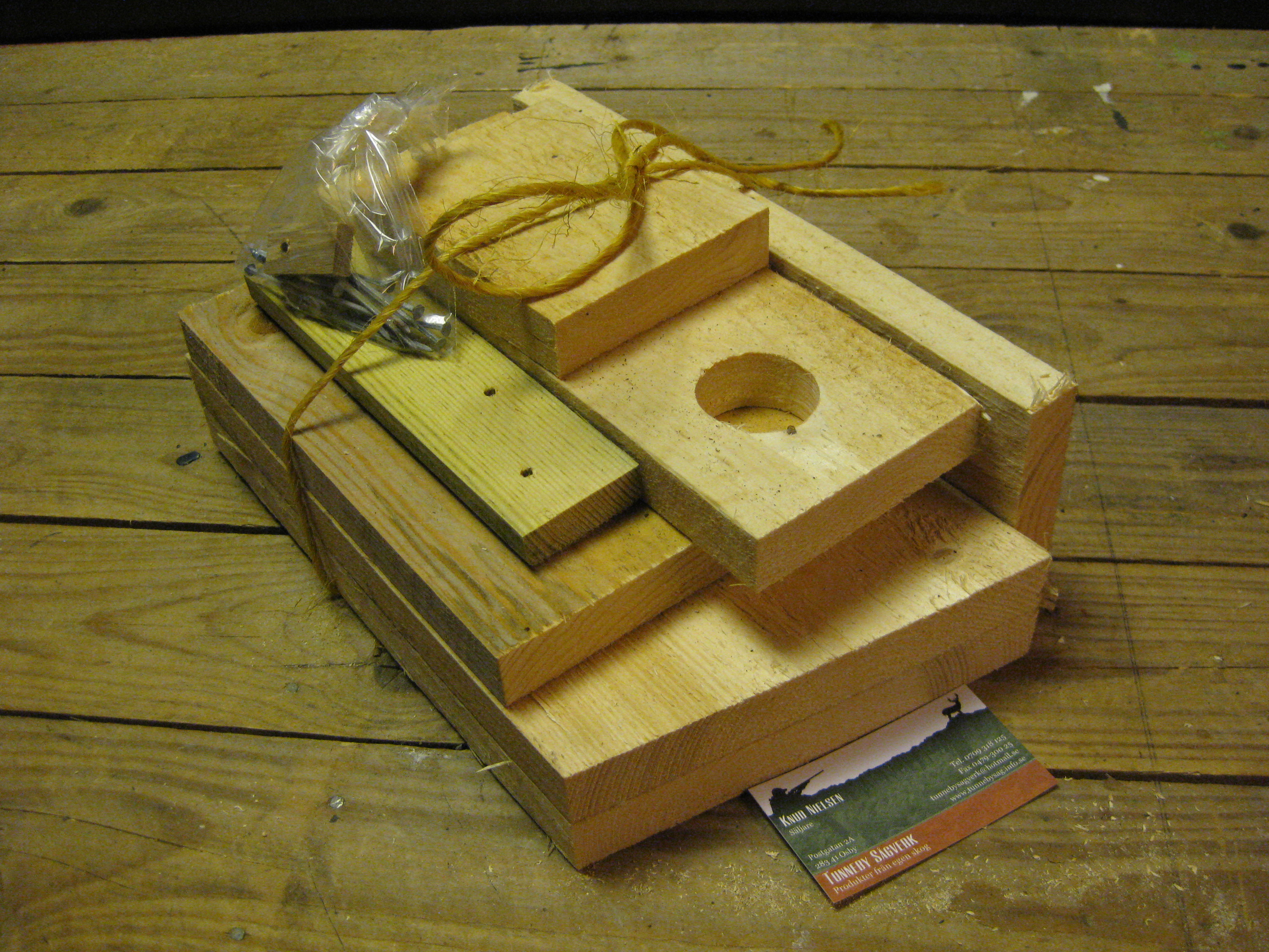 Talgoxeholk i byggsats - 2