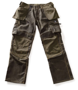 Velho Hantverkarbyxor, mörk oliv, 82 C 46