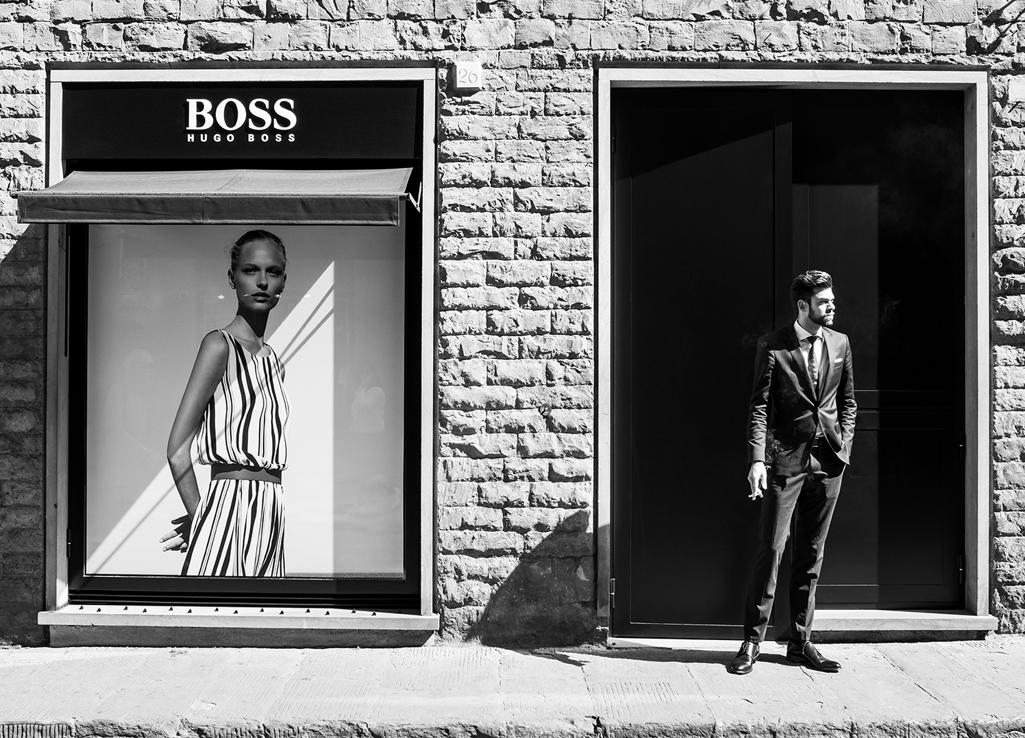 Lærredsprint Window Shopper Canvasbutik.dk