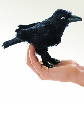 Finger puppet Raven