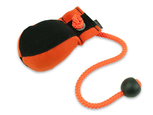 Dummyboll 150 gr, Svart/Orange