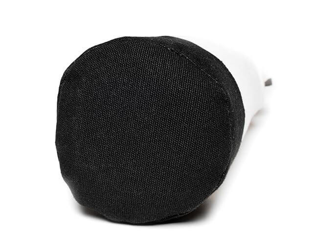Dummy, linjetag, vit/svart 550g med namn - 6