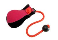 Dummyboll 150g, Cerise/svart