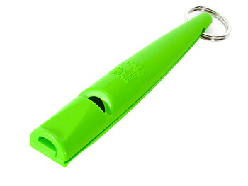 Whistle ACME 211 ½, Neon Green - used for spaniel/retriever training and hunting