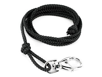 Snodd i nylon, Svart