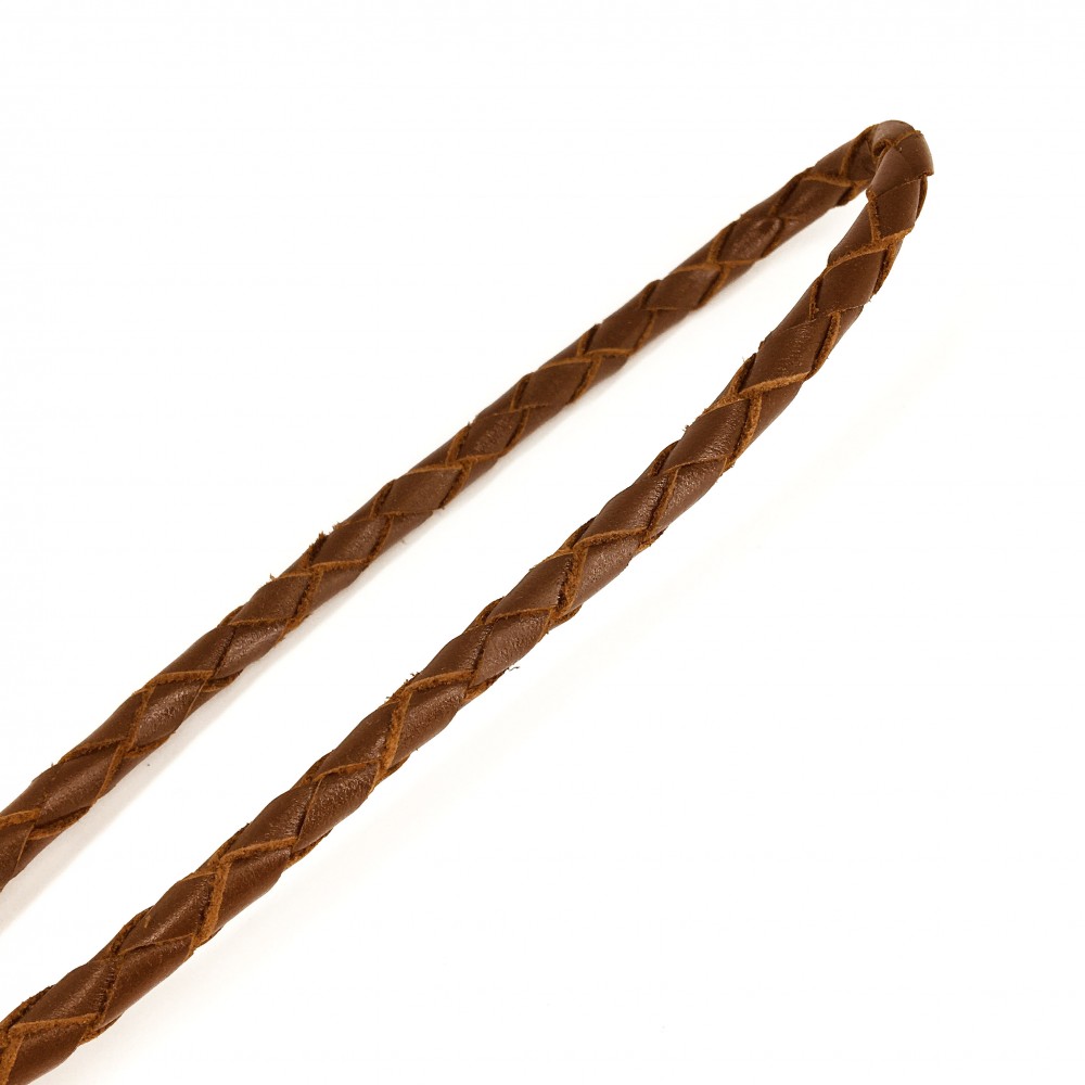 Leather by Beth pipband i veg.garvat buffelskinn, Cognac - 4
