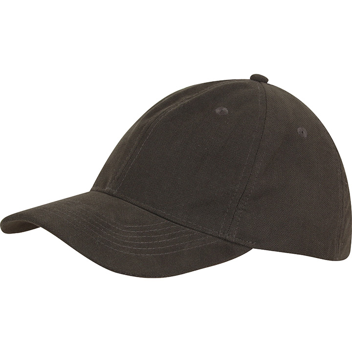 Keps mörkbrun i CORDURA® NYCO/TPU membran med tryck FRK´s logo. - 2