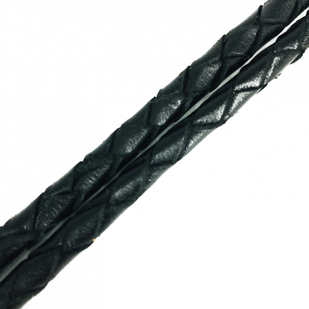 Leather by Beth pipband i veg.garvat buffelskinn, Svart - 4