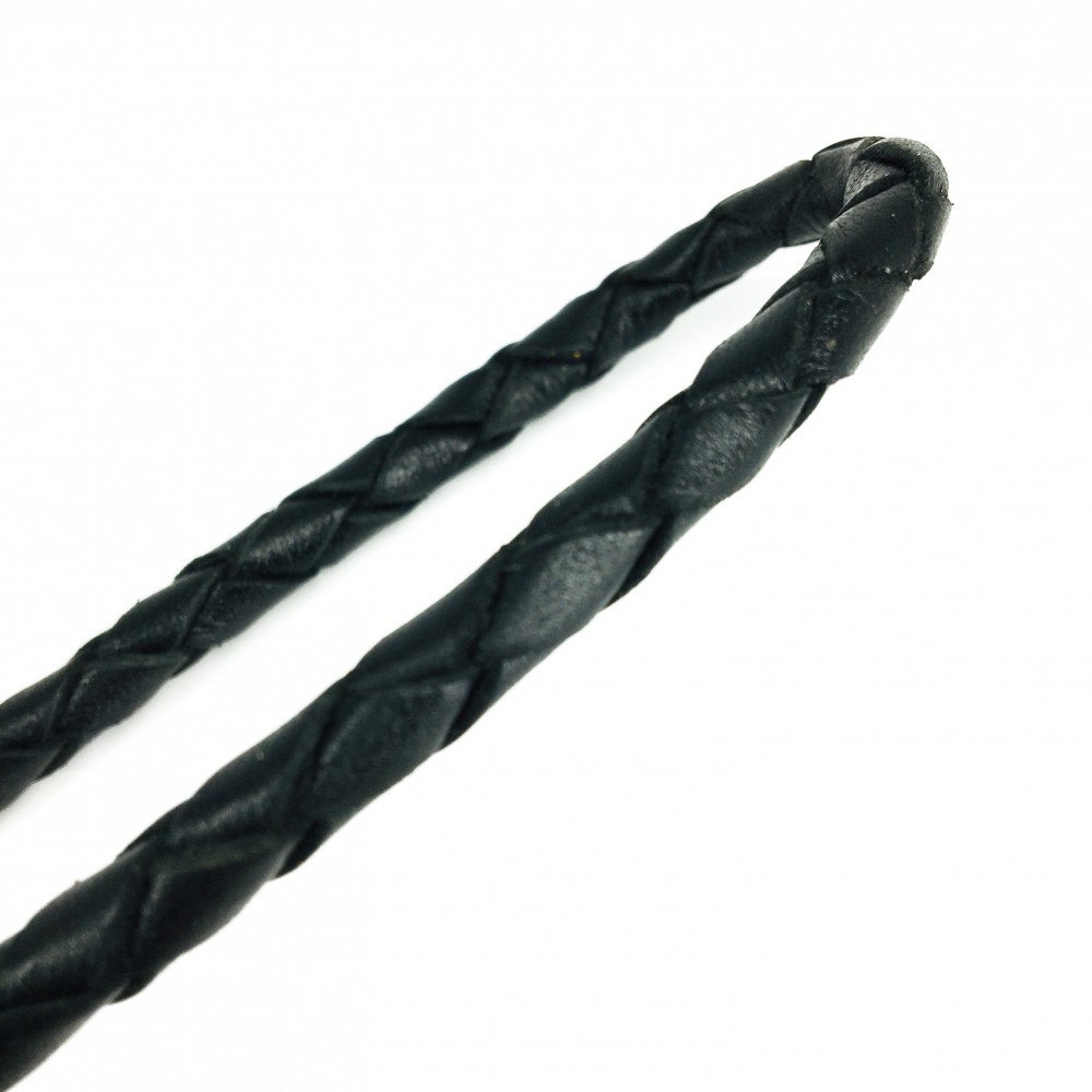 Leather by Beth pipband i veg.garvat buffelskinn, Svart - 3
