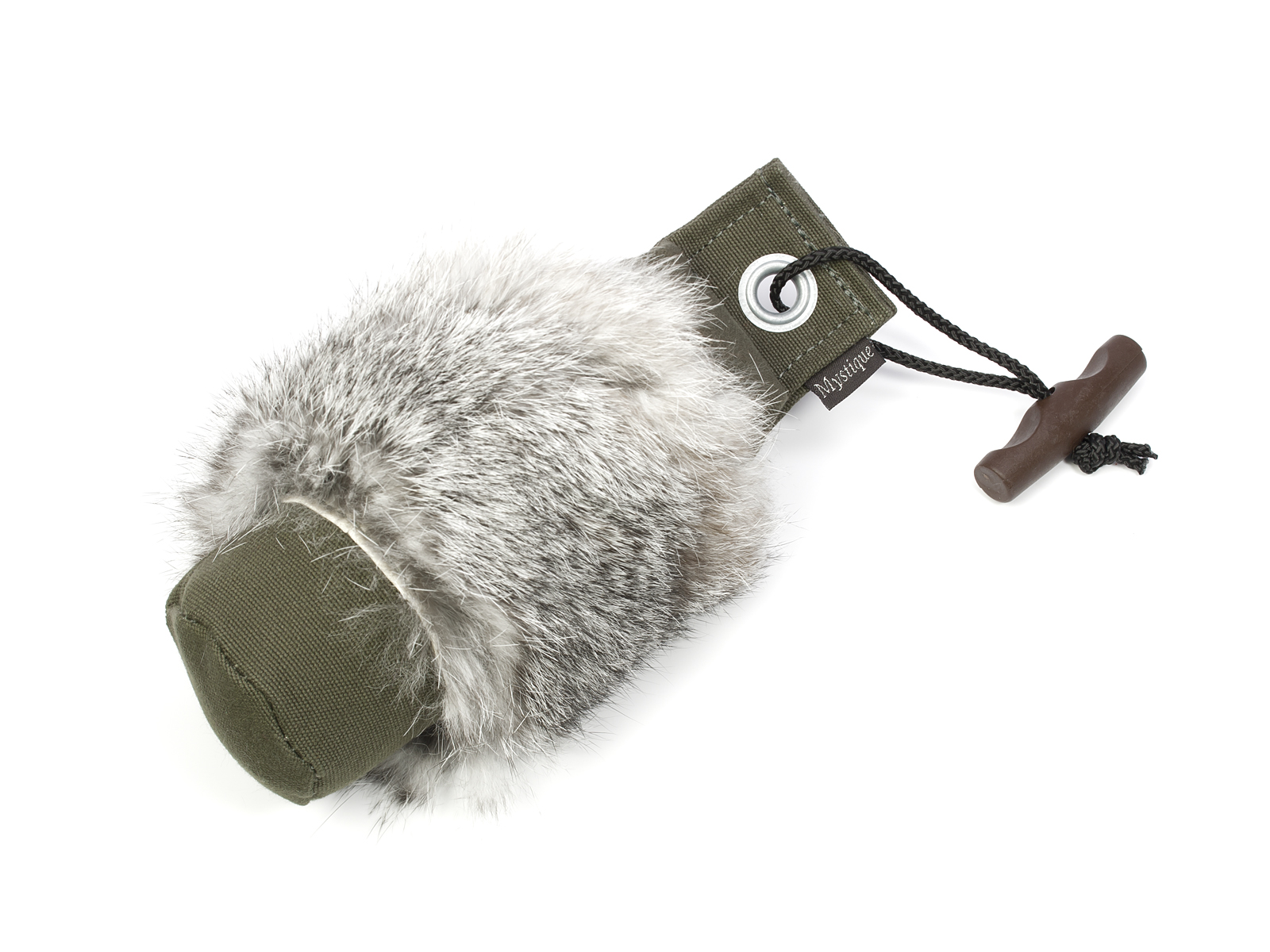 Standard 250 g med päls, Khaki