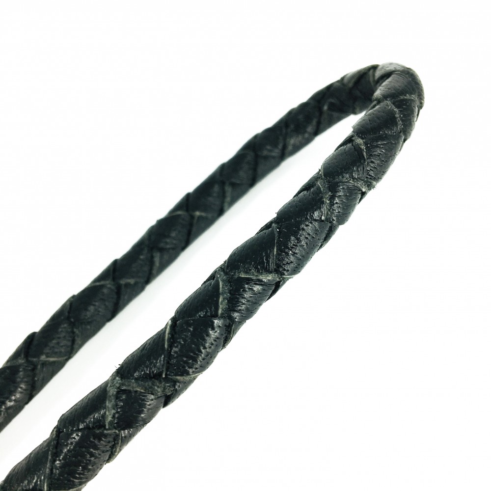 Leather by Beth Retrieverkoppel i veg.garvat buffelskinn, Svart - 4