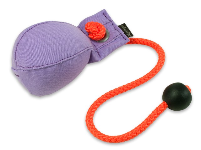 Dummyboll 150gr,  med namn, Lila