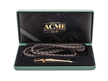 ACME Whistle 211½ Sterling Silver and 18k Gold Plated - used for spaniel/retriever training and hunting