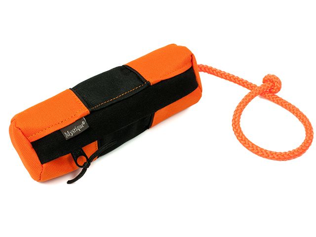 Snackdummy, Orange/svart, stor