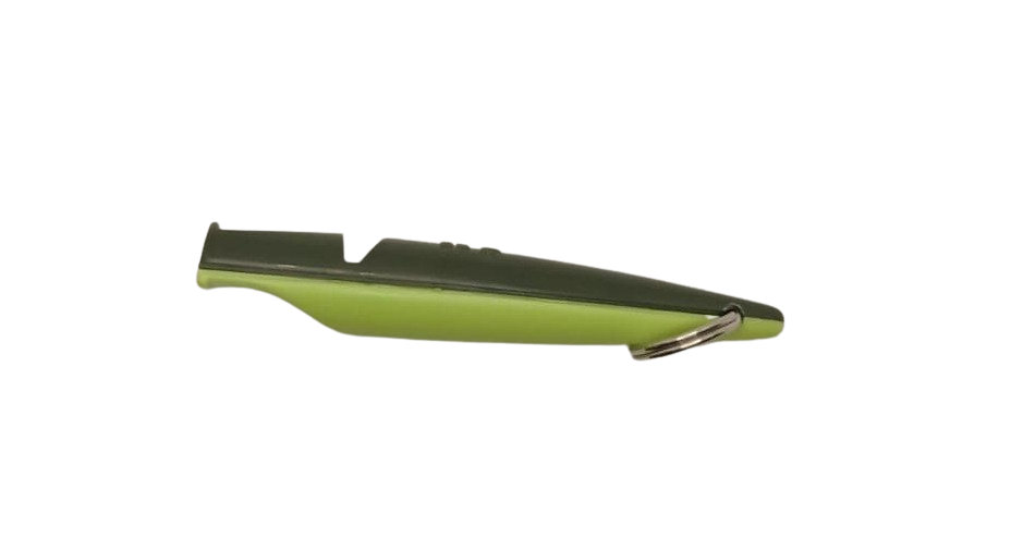 Visselpipa ACME 210 ½, Khaki/Lime - används till spaniel/retrieverträning och jakt