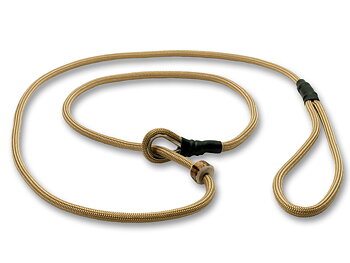 Mystique® Retrieverkoppel med hornstopper,  150cm beige 6mm