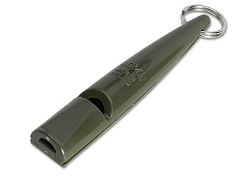 Whistle ACME 211 ½, Khaki Green - used for spaniel/retriever training and hunting
